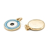 Brass Enamel Pendants KK-P204-12G-A-3