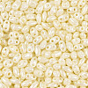 Opaque Colours Luster Glass Seed Beads SEED-T006-02K-2