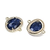 Natural Sodalite Faceted Oval Links G-B126-01G-04-2