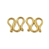 Ion Plating(IP) 304 Stainless Steel S-Hook Clasps STAS-U007-19A-G-1