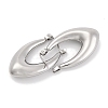 Non-Tarnish Ltter V 304 Stainless Steel Hoop Earring EJEW-H013-11P-2