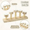 High and Low 5-Slot Wood Ring Display Riser Racks ST-CJ0034-04-3