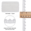 Polyester Lace Trims OCOR-WH0068-69-2