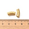 Ion Plating(IP) 304 Stainless Steel Curved Tube Beads STAS-I321-24G-3