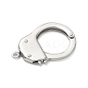 Tarnish Resistant 304 Stainless Steel Handcuff Clasps STAS-D009-01-2