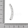 304 Stainless Steel Curved Tube Beads LS-STAS-M071-03H-P-4