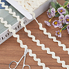 Cotton Wavy Fringe Trim Ribbon OCOR-GF0004-49G-3