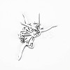 Non-Tarnish Dancer Brooch JEWB-N007-001P-FF-4