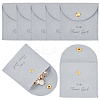 10Pcs Velvet Pouches with Snap Button ABAG-SP0001-42A-1