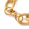 Ion Plating(IP) 304 Stainless Steel Cable Chain Bracelets BJEW-L673-020G-3