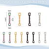 40Pcs 4 Colors Ion Plating(IP) 304 Stainless Steel Connector Charms STAS-UN0060-46-2