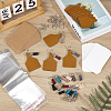 DIY PU Leather Label Tags Keychain Making Kits DIY-OC0014-34-4
