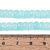 Ombre Effect Dyed Glass Beads Strands GLAA-Q106-05A-A07-4