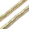 Electroplated Synthetic Non-magnetic Hematite Beads Strands G-H327-I01-01E-1