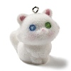 Flocky Resin Pendants LS-RESI-E059-04C-1