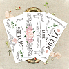 3 Sheets 3 Styles PVC Waterproof Decorative Stickers DIY-WH0404-014-2