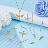12Pcs 6 Styles Stainless Steel Pendants STAS-HS0001-28-5