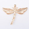 Alloy Enamel Big Pendants ENAM-F123-03G-2