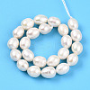 Natural Cultured Freshwater Pearl Beads Strands PEAR-N012-06Y-01-2