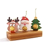 Christmas Santa Claus & Deer & Tree Paper Pendant Decorations PW-WGA525A-01-4