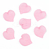 Transparent Frosted Acrylic Leaf Charms FACR-ZX003-01A-1