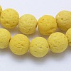 Natural Lava Rock Beads Strands G-F531-6mm-G15-3