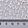 FGB 2-Hole Glass Seed Beads SEED-S031-S-SQ1204R-2