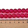 Baking Paint Transparent Glass Bead Strands X-GLAA-S031-10mm-39-4