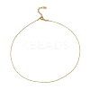 10Pcs PVD Vacuum Plating 304 Stainless Steel Serpentine Chain Necklaces Set NJEW-K254-01G-1