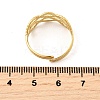304 Stainless Steel Adjustable Open Cuff Rings for Women RJEW-U062-01E-G-5