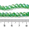 Baking Electroplate Glass Beads Strands DGLA-A039-J10mm-B03-4