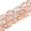 Natural Baroque Pearl Keshi Pearl Beads Strands PEAR-S020-D07-03-4
