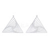 Non-Tarnish 201 Stainless Steel Filigree Pendants STAS-S118-053-1