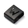Ion Plating(IP) 304 Stainless Steel Square Slide Charms STAS-L132-05W-B-2