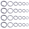 120Pcs 6 Styles 304 Stainless Steel Open Jump Rings STAS-SC0006-13-1