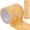 Non-woven Fabrics Imitation Wood Grain Adhesive Tape DIY-GF0005-15C-1