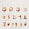 30Pcs 15 Styles PET Stickers STIC-P018-C03-1