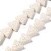 Triangle Dyed Natural Lava Rock Beads Strands G-O126-04A-02-1