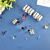 Plastic & Stainless Steel Clay Round Hole Cutter TOOL-CP0001-51-3