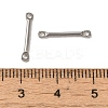 Non-Tarnish 304 Stainless Steel Connector Charms STAS-Q323-06B-P-3