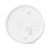 Flat Round with Musical Note Pattern Cup Mat Silicone Molds LS-DIY-M039-07-5