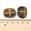 4Pcs 4 Styles Natural Tiger Eye Display Decorations G-F786-02C-06-3