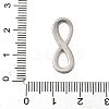 304 Stainless Steel Infinity Linking Rings STAS-S185-13P-B-3