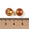 Transparent Electroplate Glass Beads EGLA-N002-31-G02-3