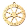 Ion Plating(IP) 304 Stainless Steel Pendants LS-STAS-E199-10G-1