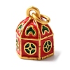 Alloy Enamel Charms ENAM-WH0058-012K-1