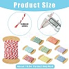 8 Rolls 8 Colors 10M Two Tone Cotton Cords OCOR-CJ0004-14-2