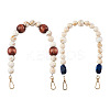 2Pcs 2 Style Wheat & Old Lace Acrylic Beads Bag Strap FIND-GN0001-04-1