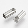 Tarnish Resistant 201 Stainless Steel Cord Ends LS-X-STAS-S028-35-2