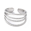 Tarnish Resistant 304 Stainless Steel Finger Rings RJEW-L102-16P-2